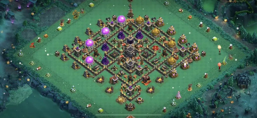 TH9 Defense Base - Top Town Hall 9 Defense Base with Link (#1) - Clash of Clans 2025​ TH9 Base