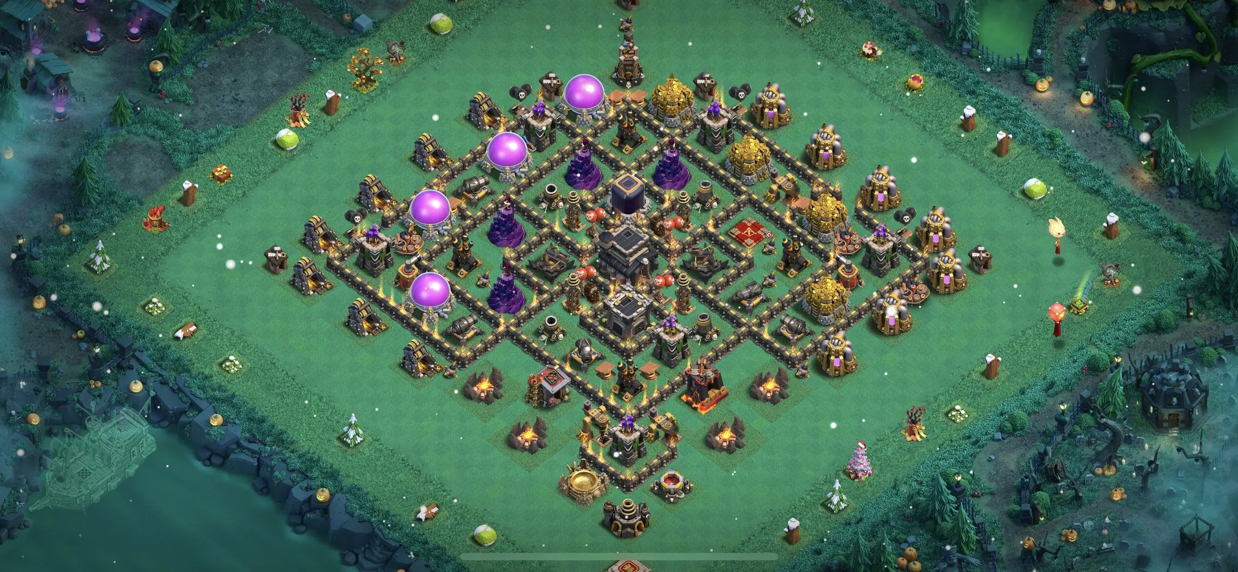 TH9 Defense Base - Top Town Hall 9 Defense Base with Link (#1) - Clash of Clans 2025​ TH9 Base
