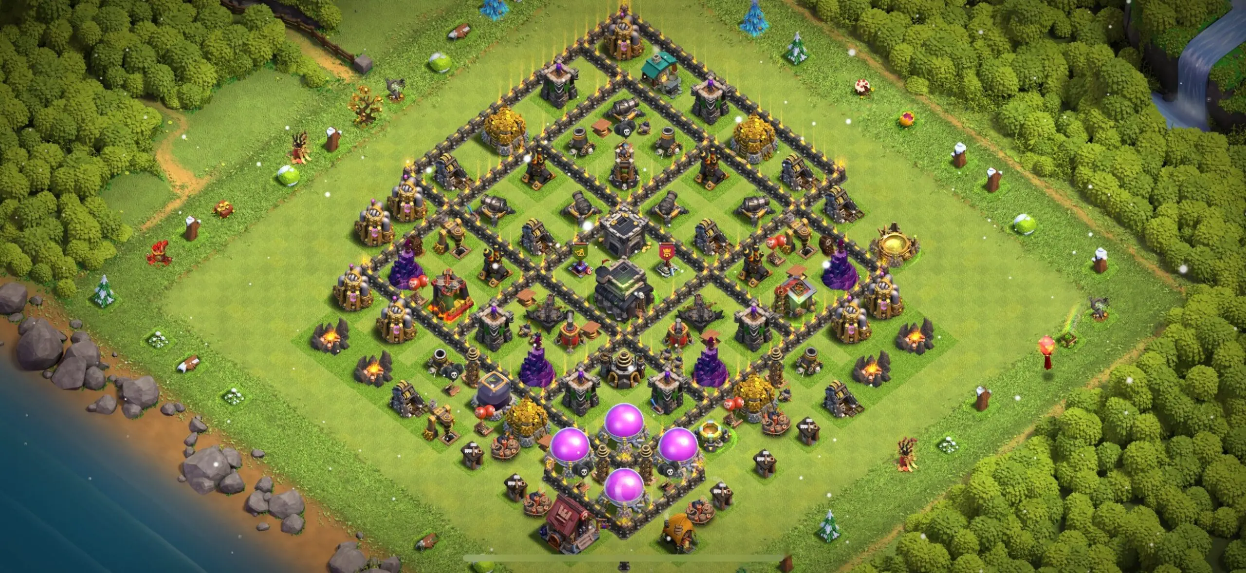TH9 Defense Base - Top Town Hall 9 Defense Base with Link (#12) - Clash of Clans 2025​ TH9 Base