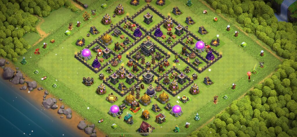 TH9 Defense Base - Top Town Hall 9 Defense Base with Link (#13) - Clash of Clans 2025​ TH9 Base