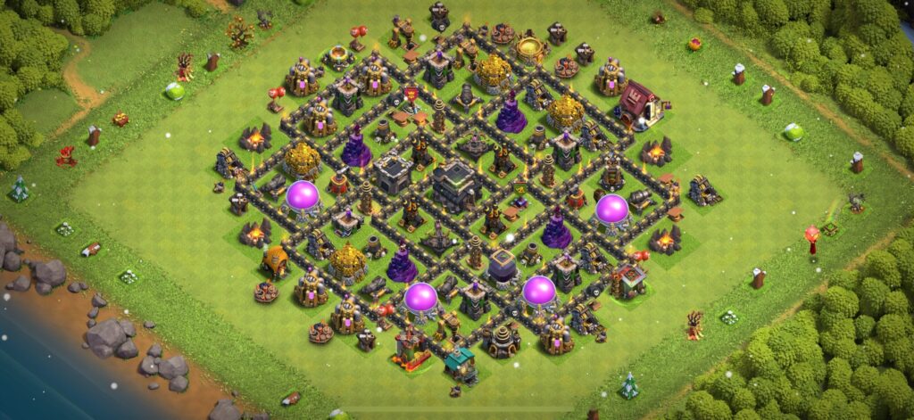 TH9 Defense Base - Top Town Hall 9 Defense Base with Link (#17) - Clash of Clans 2025​ TH9 Base