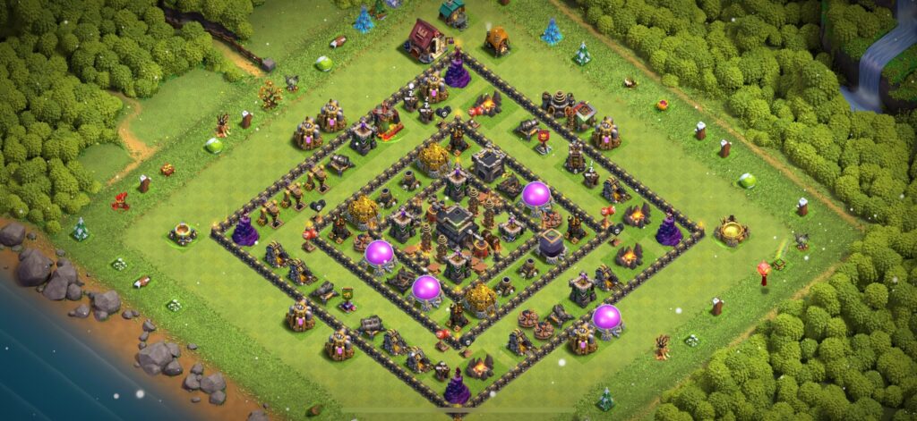 TH9 Defense Base - Top Town Hall 9 Defense Base with Link (#26) - Clash of Clans 2025​ TH9 Base