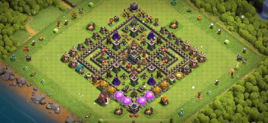 TH9 Defense Base - Top Town Hall 9 Defense Base with Link (#28) - Clash of Clans 2025​ TH9 Base