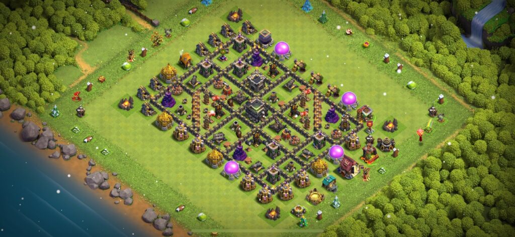TH9 Defense Base - Top Town Hall 9 Defense Base with Link (#29) - Clash of Clans 2025​ TH9 Base