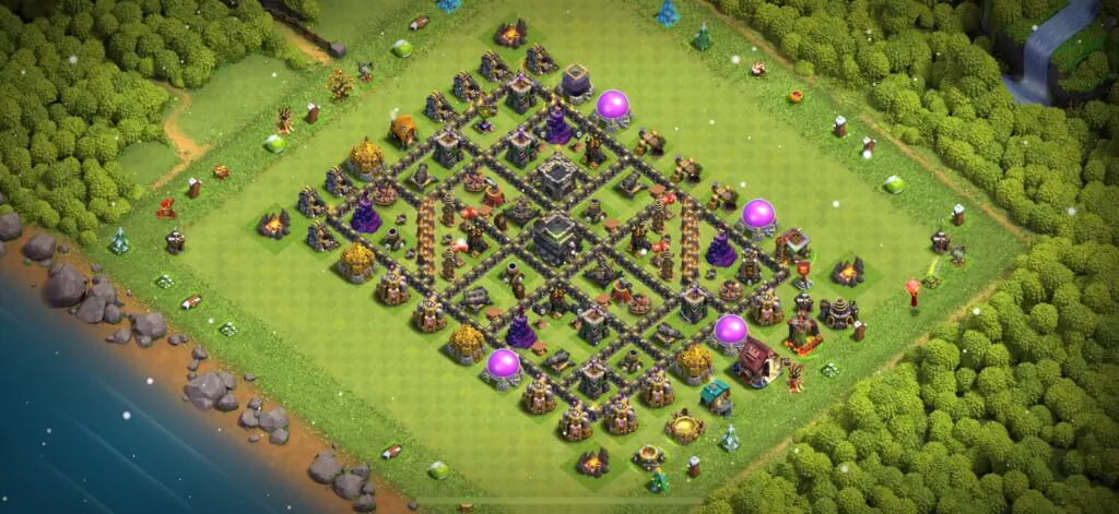 TH9 Defense Base - Top Town Hall 9 Defense Base with Link (#29) - Clash of Clans 2025​ TH9 Base
