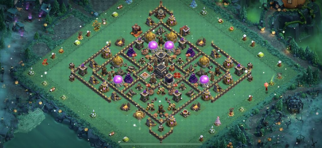 TH9 Defense Base - Top Town Hall 9 Defense Base with Link (#3) - Clash of Clans 2025​ TH9 Base