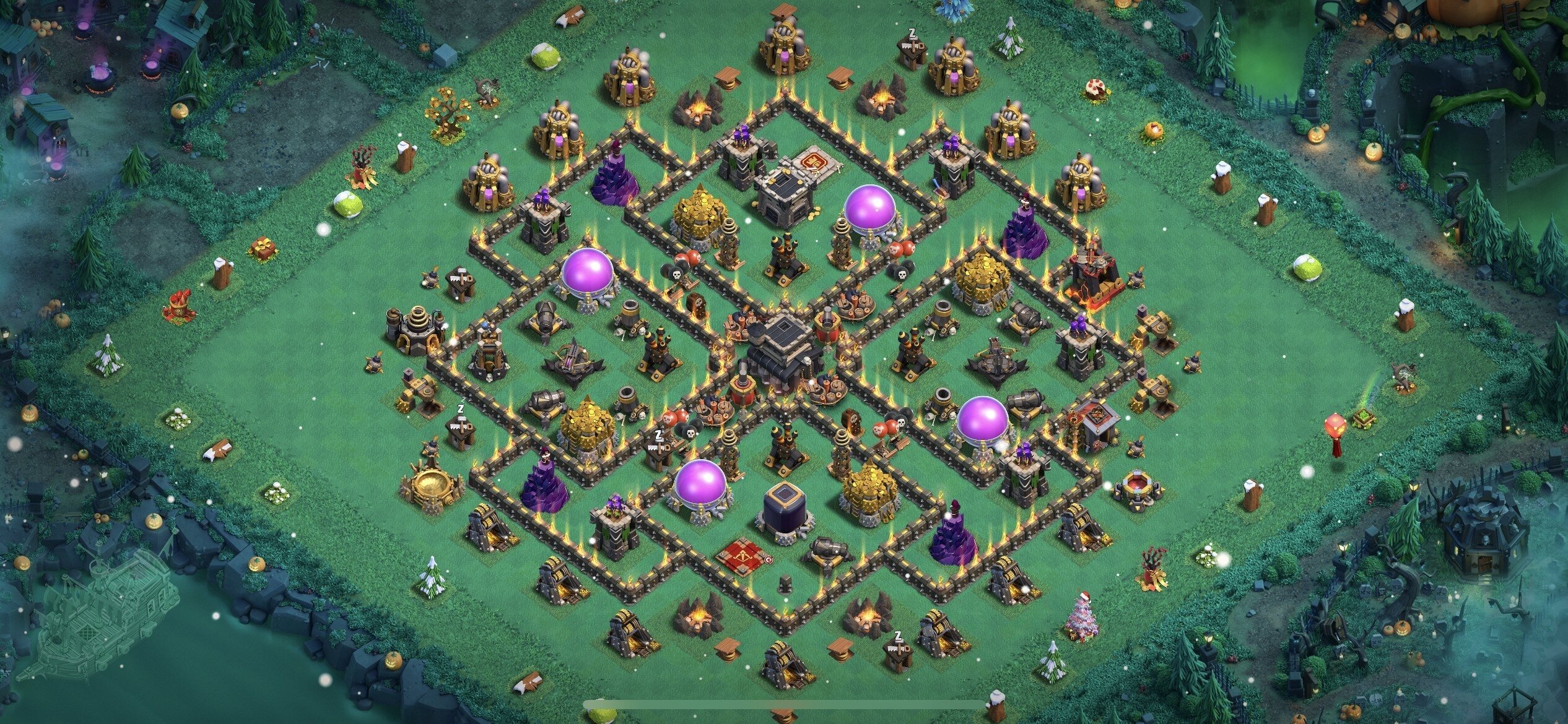 TH9 Defense Base - Top Town Hall 9 Defense Base with Link (#4) - Clash of Clans 2025​ TH9 Base