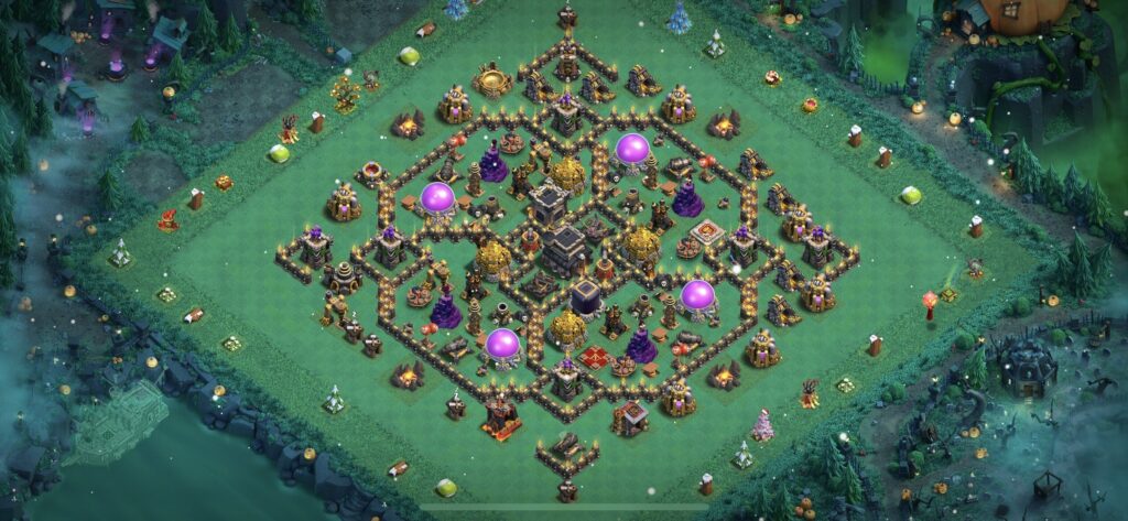 TH9 Defense Base - Top Town Hall 9 Defense Base with Link (#5) - Clash of Clans 2025​ TH9 Base
