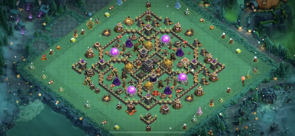 TH9 Defense Base - Top Town Hall 9 Defense Base with Link (#5) - Clash of Clans 2025​ TH9 Base