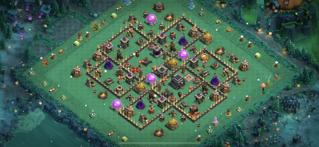 TH9 Defense Base - Top Town Hall 9 Defense Base with Link (#6) - Clash of Clans 2025​ TH9 Base