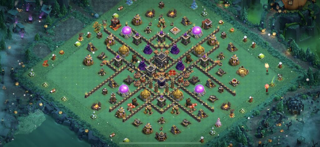 TH9 Defense Base - Top Town Hall 9 Defense Base with Link (#8) - Clash of Clans 2025​ TH9 Base
