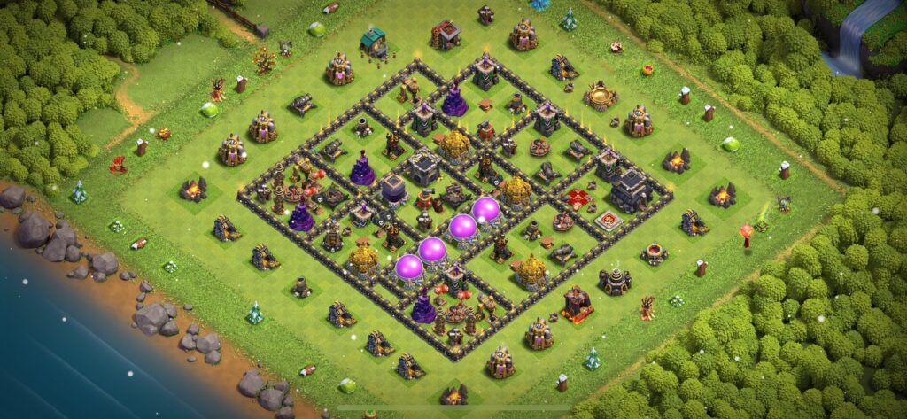 TH9 Farming Base - Top Town Hall 9 Farming Base with Link (#17) - Clash of Clans 2025​ TH9 Base