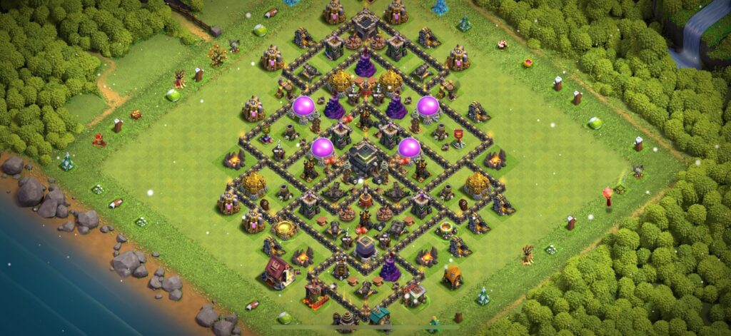 TH9 Farming Base - Top Town Hall 9 Farming Base with Link (#19) - Clash of Clans 2025​ TH9 Base