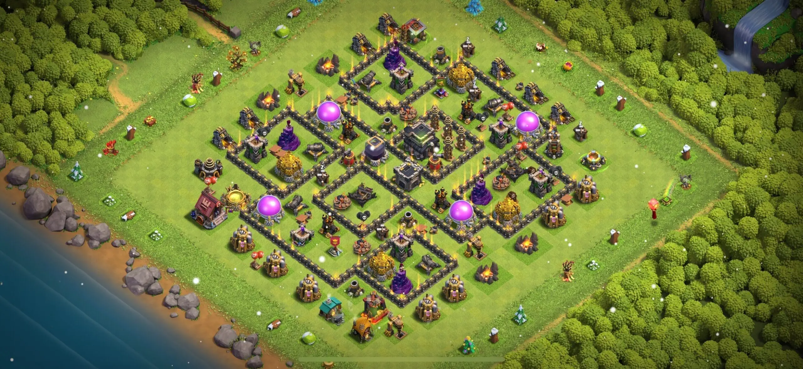 TH9 Farming Base - Top Town Hall 9 Farming Base with Link (#20) - Clash of Clans 2025​ TH9 Base