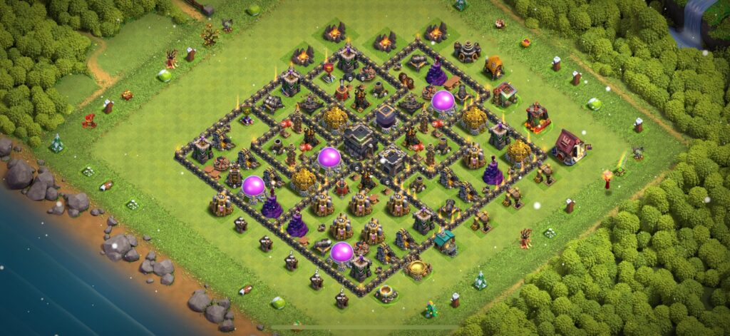 TH9 Farming Base - Top Town Hall 9 Farming Base with Link (#22) - Clash of Clans 2025​ TH9 Base