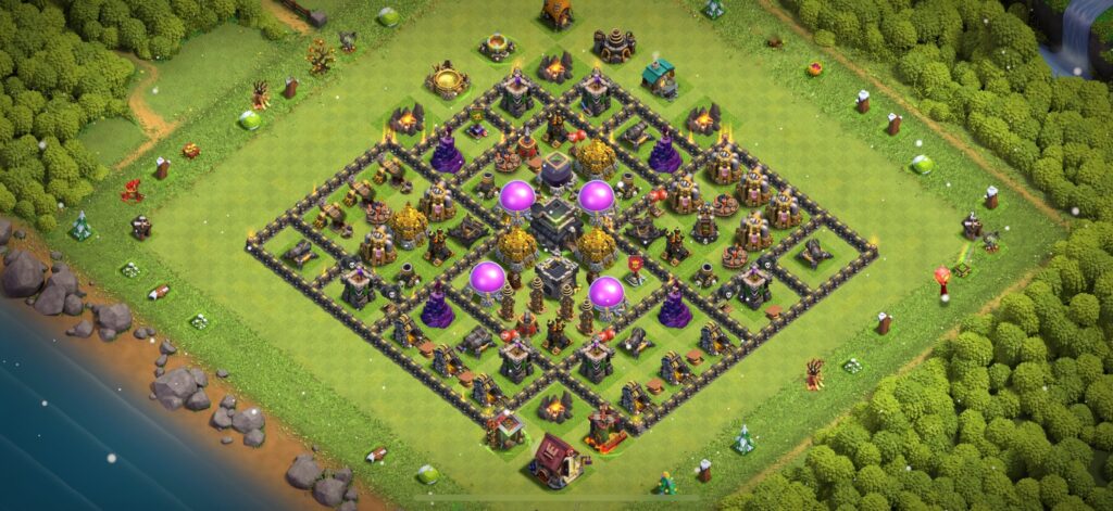 TH9 Farming Base - Top Town Hall 9 Farming Base with Link (#23) - Clash of Clans 2025​ TH9 Base