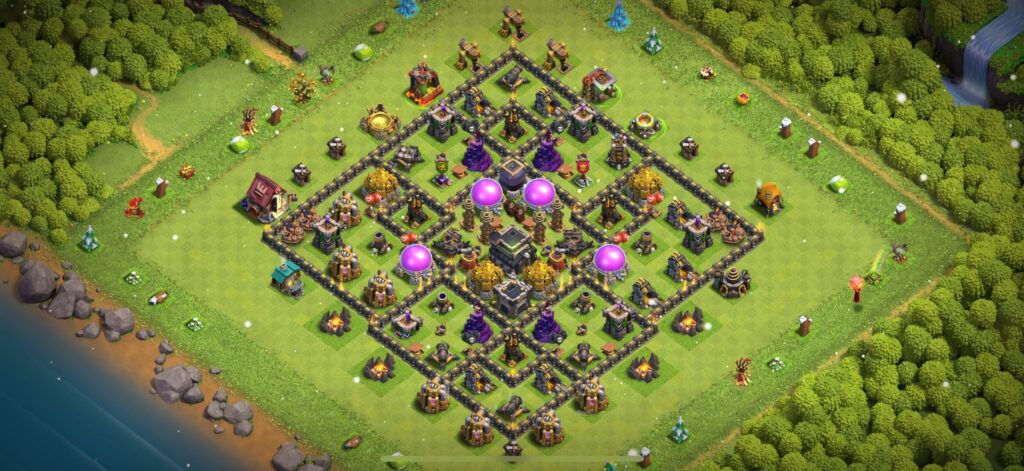 TH9 Farming Base - Top Town Hall 9 Farming Base with Link (#24) - Clash of Clans 2025​ TH9 Base