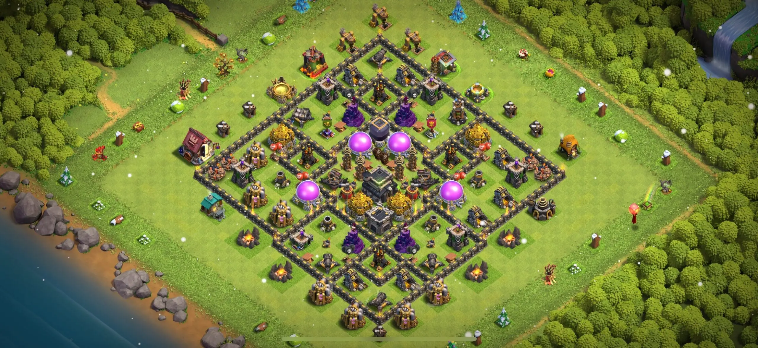 TH9 Farming Base - Top Town Hall 9 Farming Base with Link (#24) - Clash of Clans 2025​ TH9 Base