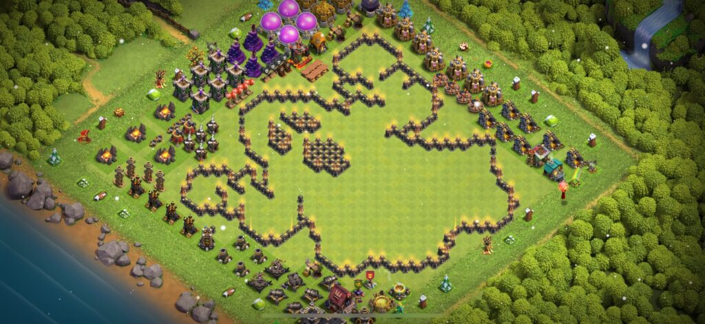 TH9 Troll Base - Top Town Hall 9 Troll/Funny Base with Link (#13) - Clash of Clans 2025​ TH9 Base