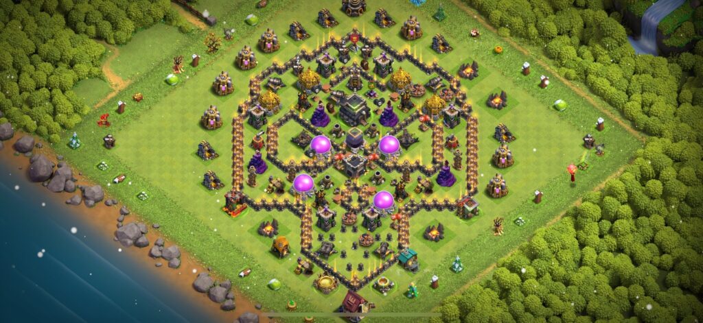 TH9 Troll Base - Top Town Hall 9 Troll/Funny Base with Link (#18) - Clash of Clans 2025​ TH9 Base