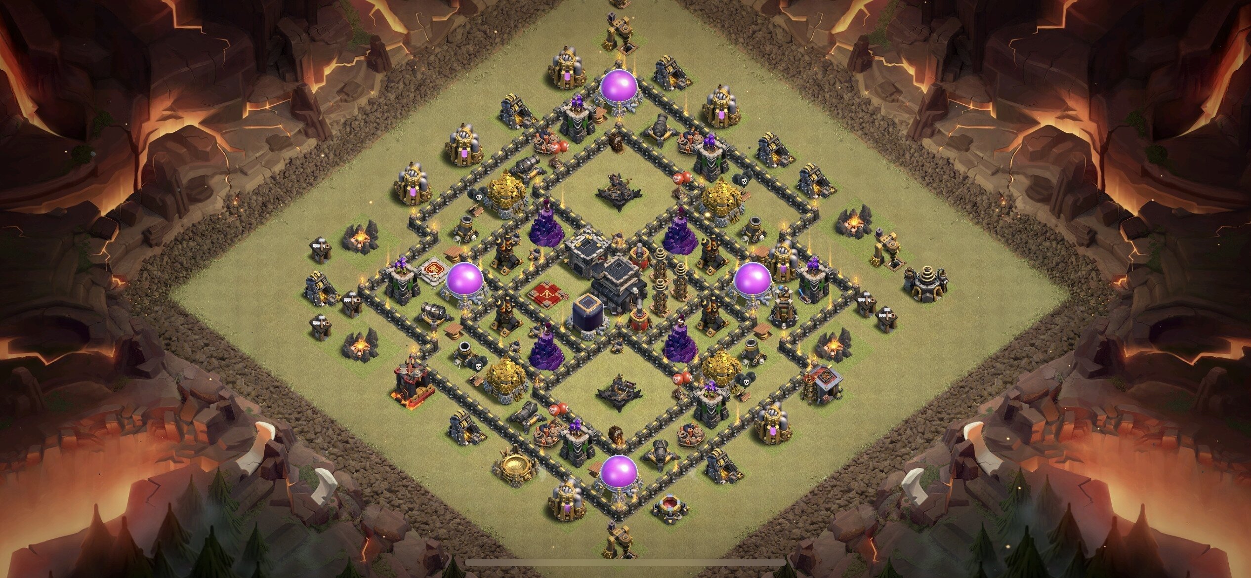 TH9 War Base - Top Town Hall 9 War Base with Link (#11) - Clash of Clans 2025​ TH9 Base