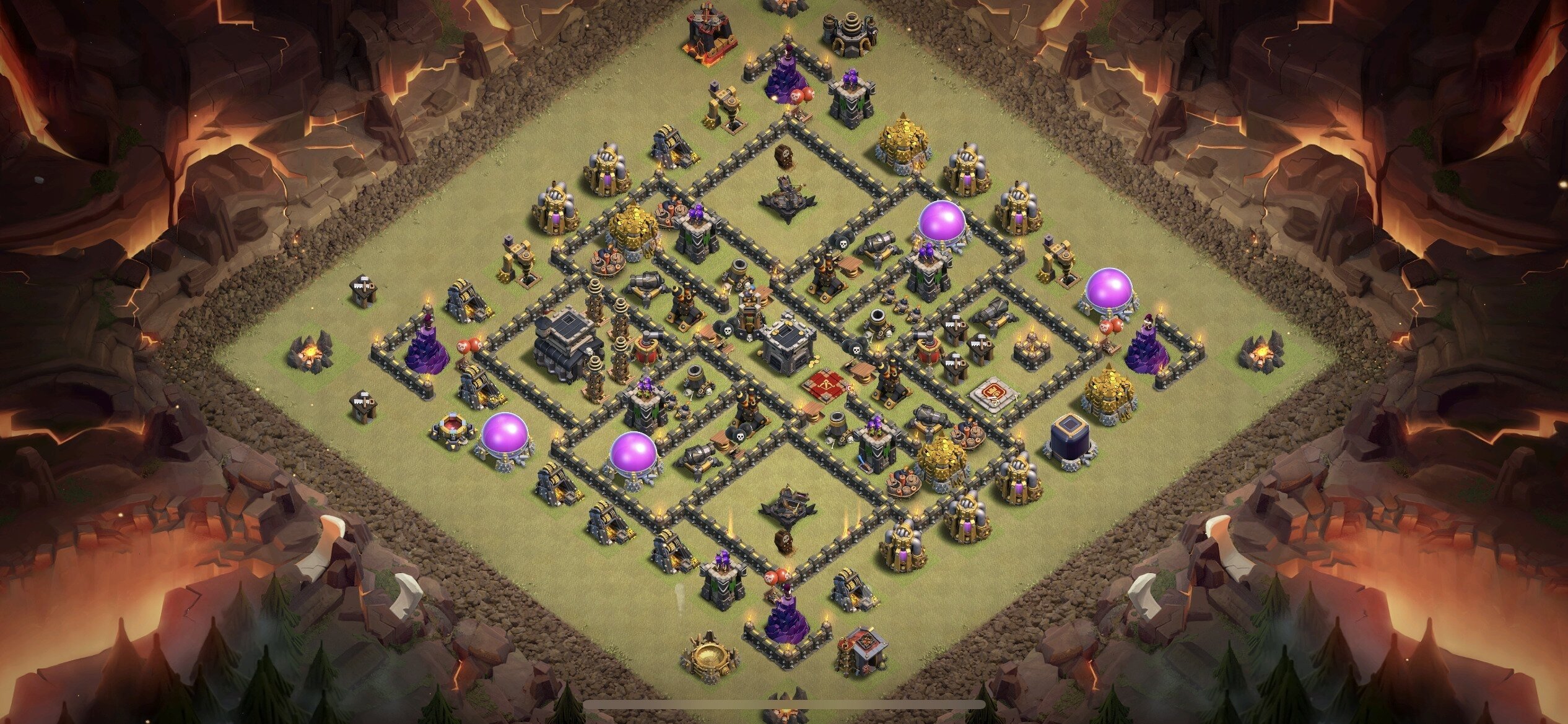 TH9 War Base - Top Town Hall 9 War Base with Link (#12) - Clash of Clans 2025​ TH9 Base