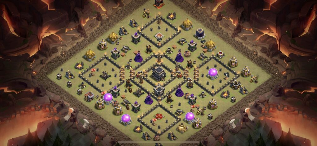TH9 War Base - Top Town Hall 9 War Base with Link (#13) - Clash of Clans 2025​ TH9 Base