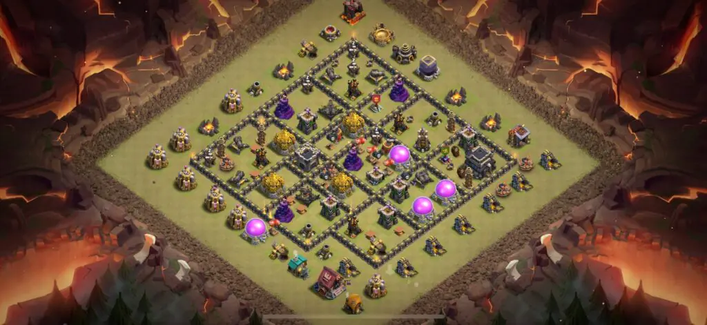 TH9 War Base - Top Town Hall 9 War Base with Link (#15) - Clash of Clans 2025​ TH9 Base