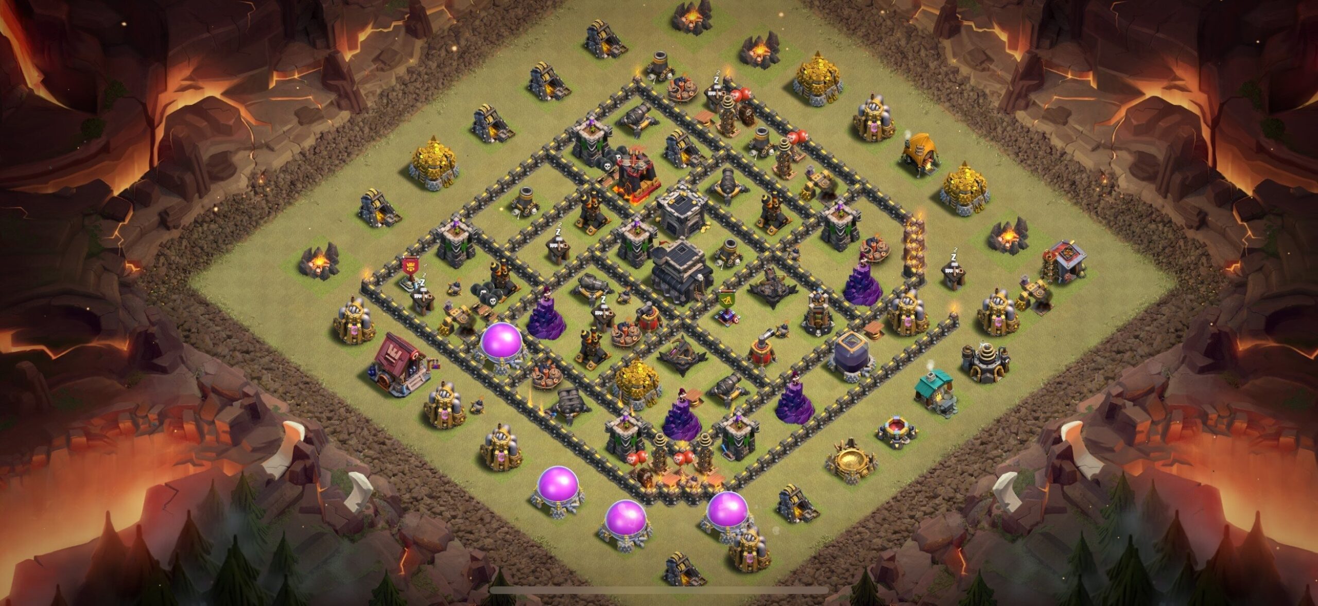 TH9 War Base - Top Town Hall 9 War Base with Link (#16) - Clash of Clans 2025​ TH9 Base