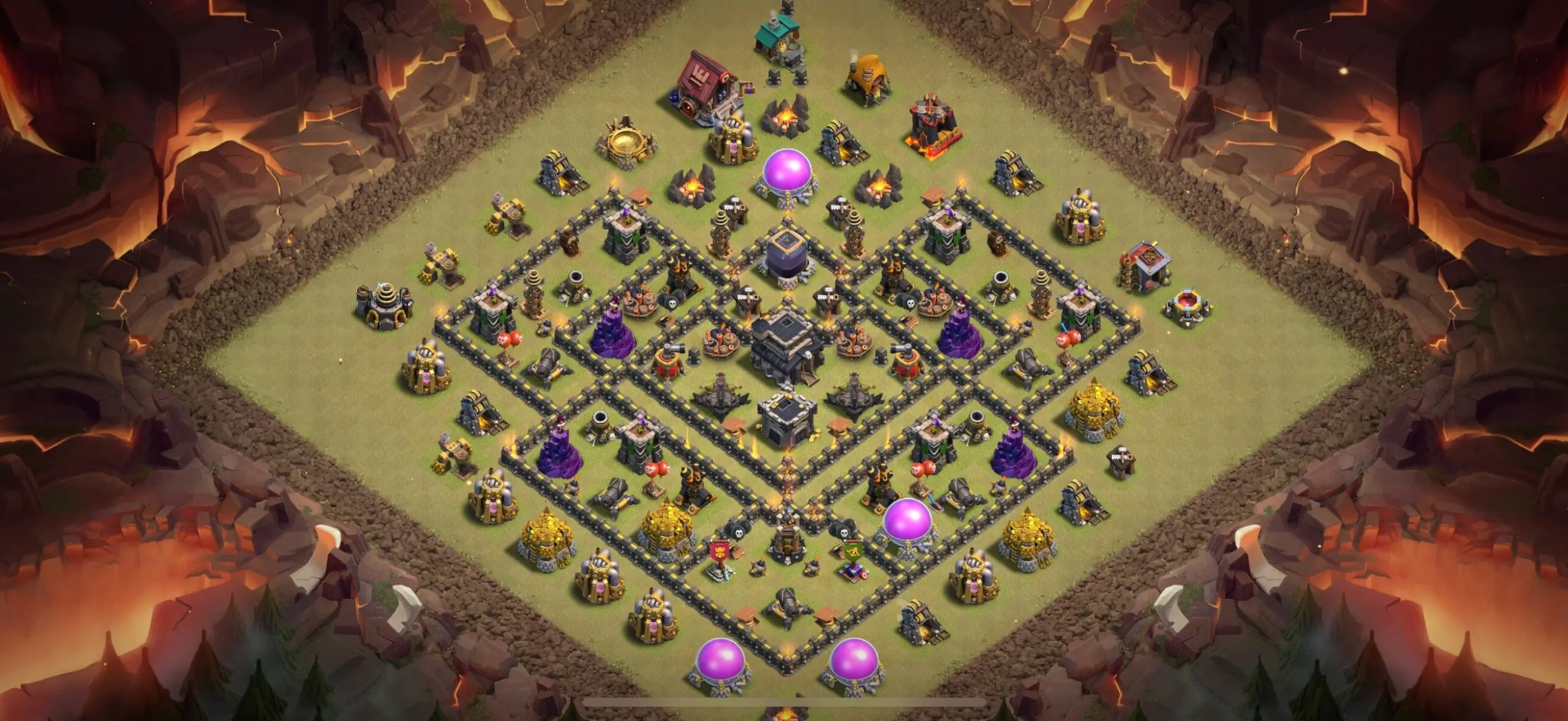 TH9 War Base - Top Town Hall 9 War Base with Link (#17) - Clash of Clans 2025​ TH9 Base