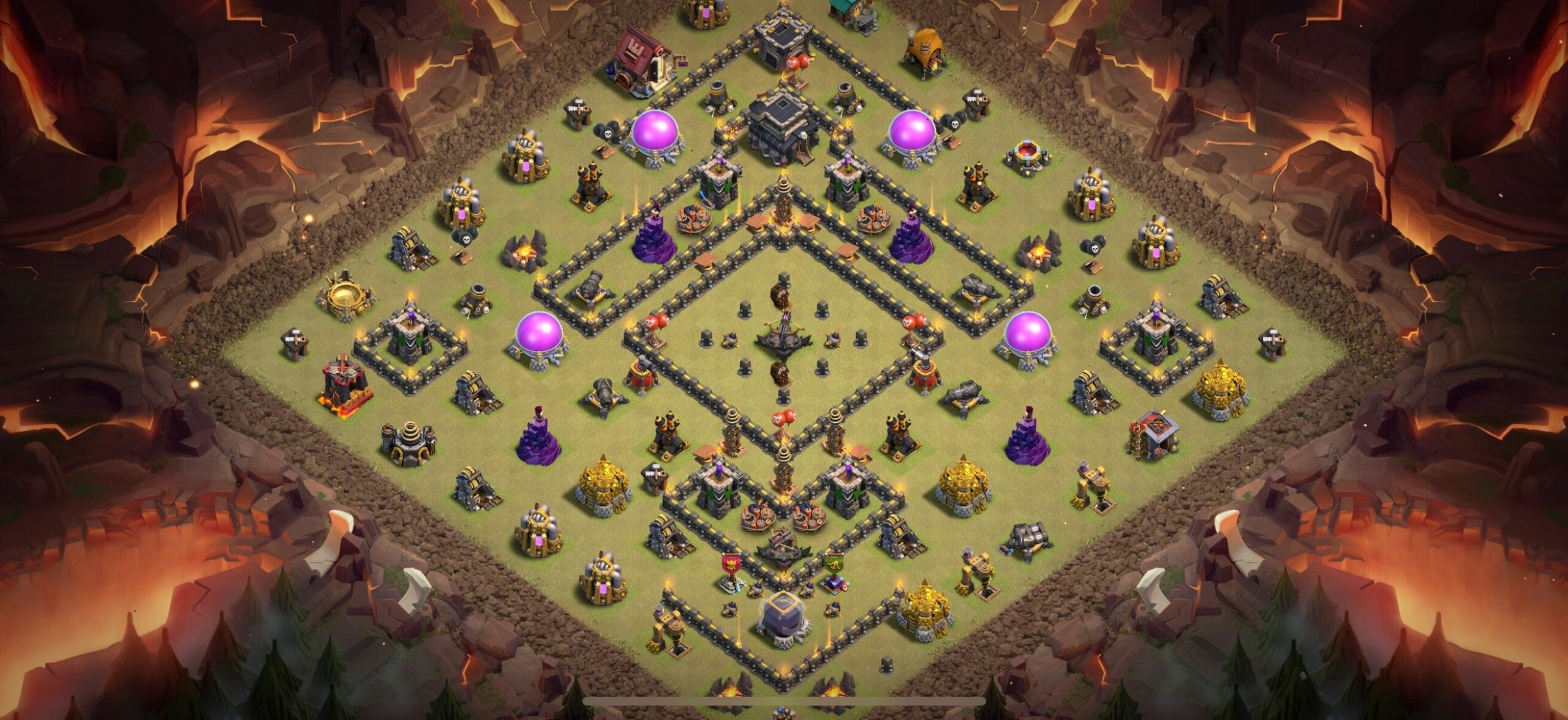 TH9 War Base - Top Town Hall 9 War Base with Link (#19) - Clash of Clans 2025​ TH9 Base