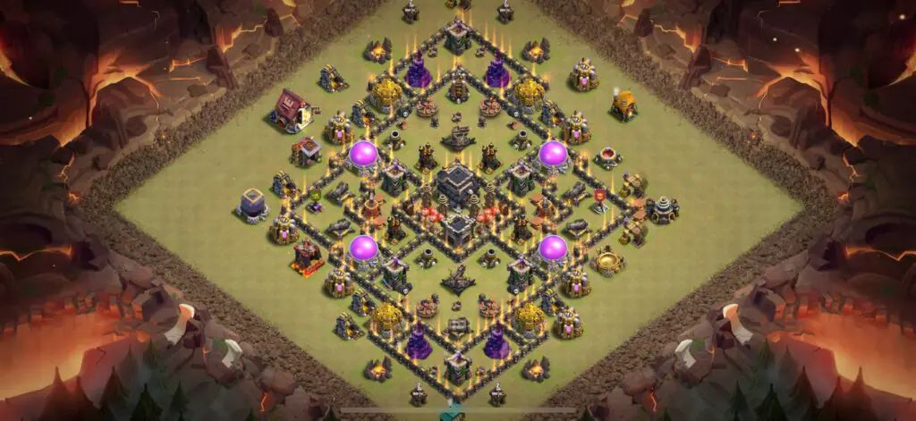 TH9 War Base - Top Town Hall 9 War Base with Link (#20) - Clash of Clans 2025​ TH9 Base