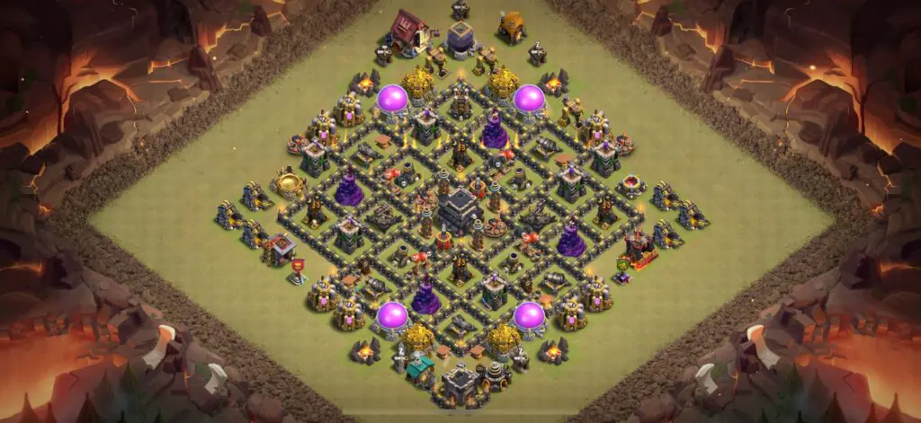 TH9 War Base - Top Town Hall 9 War Base with Link (#21) - Clash of Clans 2025​ TH9 Base