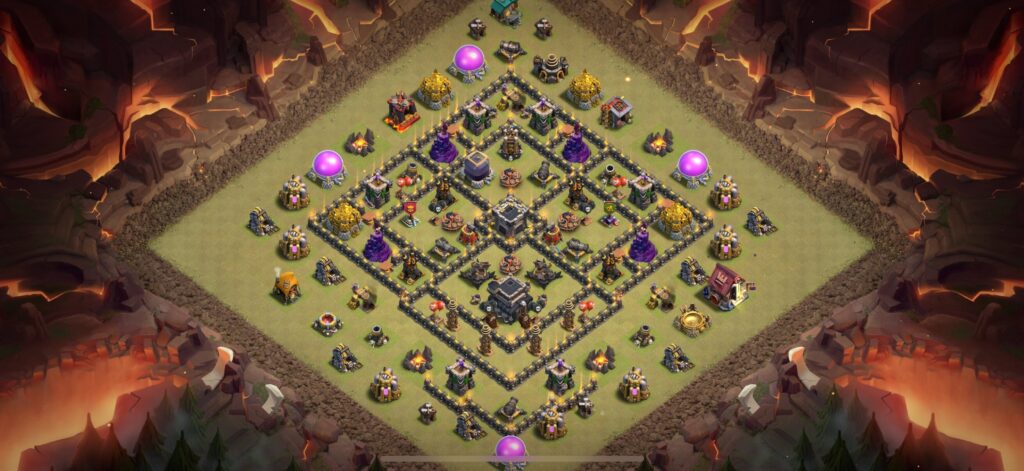 TH9 War Base - Top Town Hall 9 War Base with Link (#22) - Clash of Clans 2025​ TH9 Base
