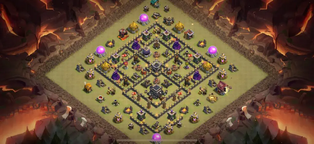 TH9 War Base - Top Town Hall 9 War Base with Link (#22) - Clash of Clans 2025​ TH9 Base