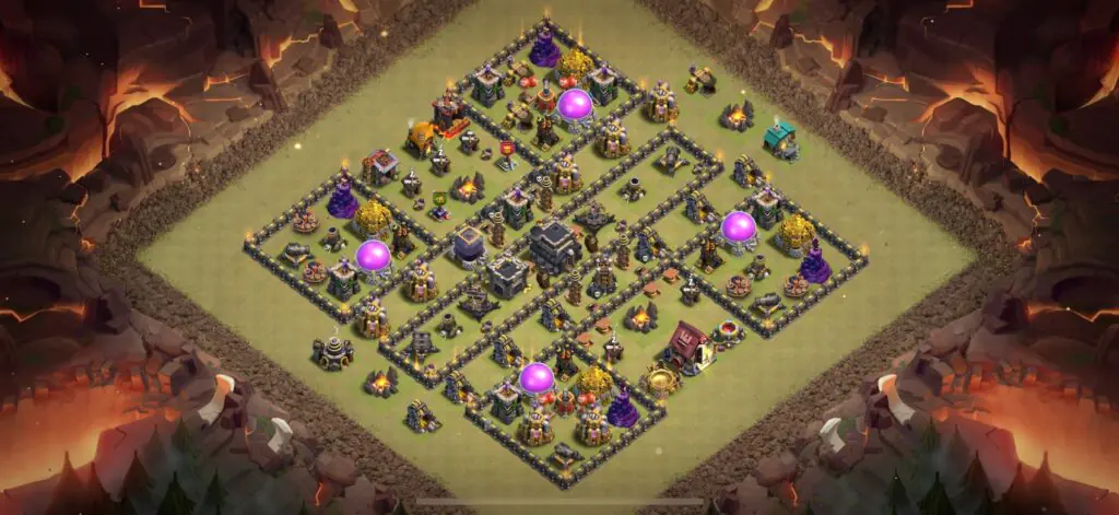 TH9 War Base - Top Town Hall 9 War Base with Link (#23) - Clash of Clans 2025​ TH9 Base