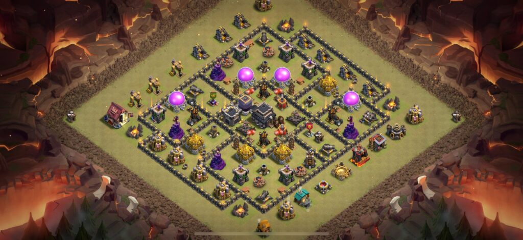 TH9 War Base - Top Town Hall 9 War Base with Link (#24) - Clash of Clans 2025​ TH9 Base