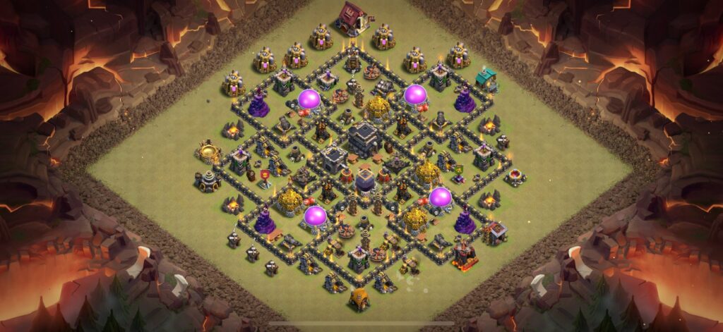 TH9 War Base - Top Town Hall 9 War Base with Link (#25) - Clash of Clans 2025​ TH9 Base