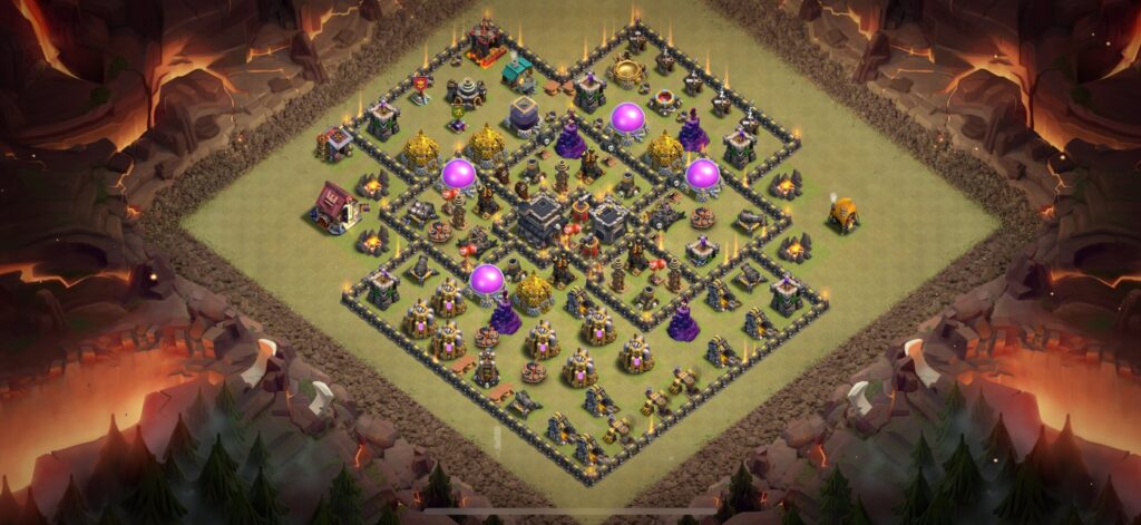TH9 War Base - Top Town Hall 9 War Base with Link (#26) - Clash of Clans 2025​ TH9 Base