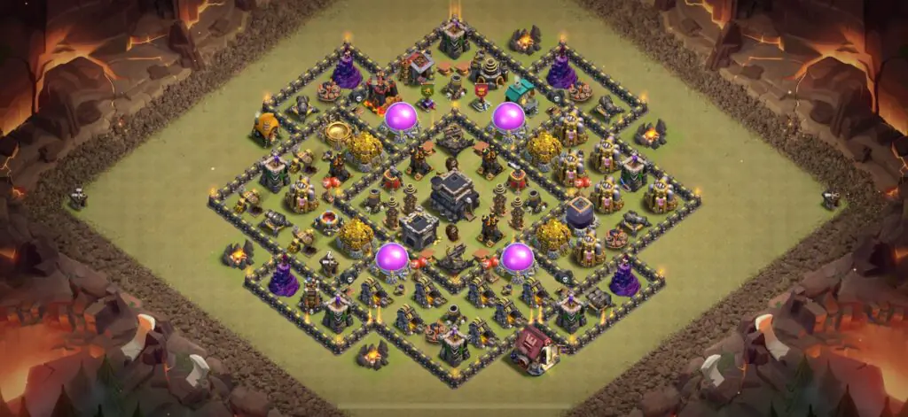 TH9 War Base - Top Town Hall 9 War Base with Link (#27) - Clash of Clans 2025​ TH9 Base