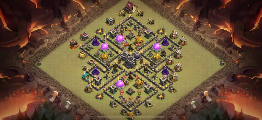 TH9 War Base - Top Town Hall 9 War Base with Link (#29) - Clash of Clans 2025​ TH9 Base
