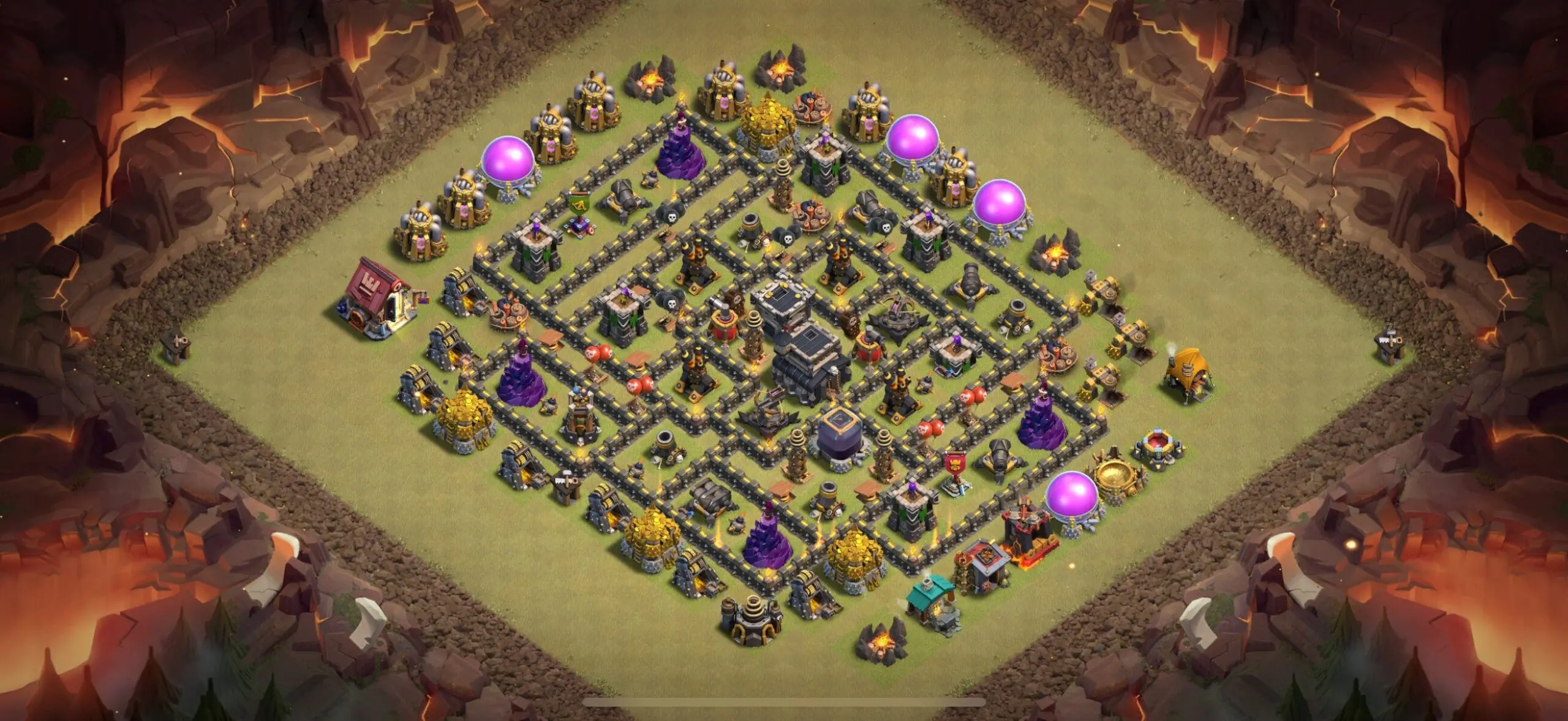 TH9 War Base - Top Town Hall 9 War Base with Link (#30) - Clash of Clans 2025​ TH9 Base