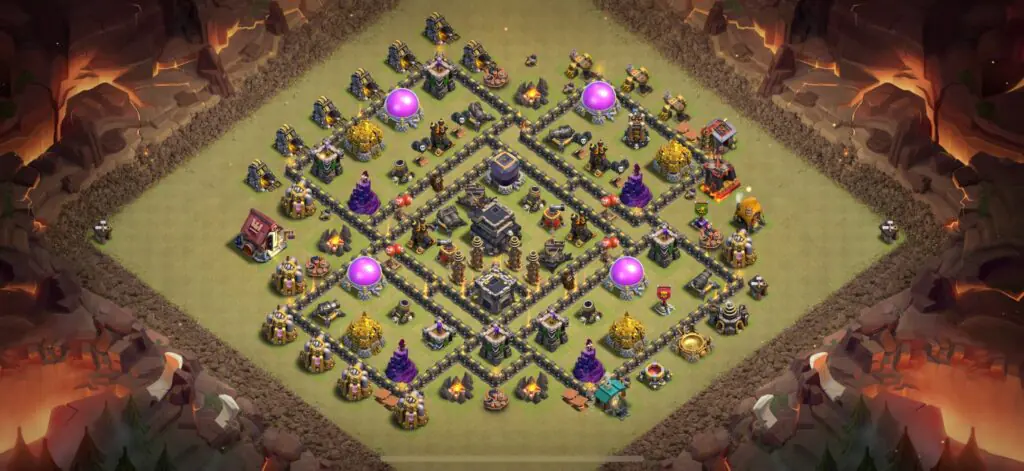 TH9 War Base - Top Town Hall 9 War Base with Link (#31) - Clash of Clans 2025​ TH9 Base