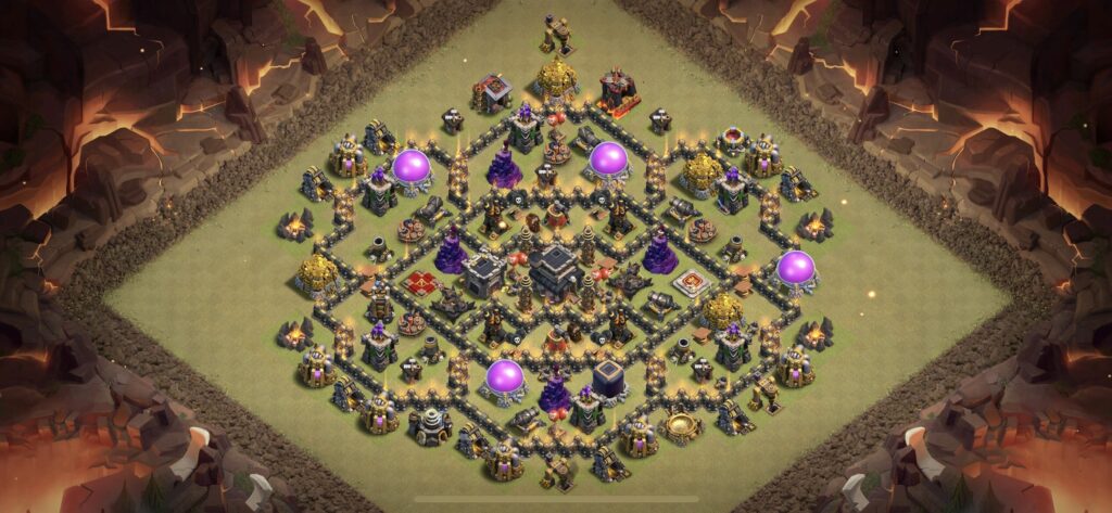 TH9 War Base - Top Town Hall 9 War Base with Link (#6) - Clash of Clans 2025​ TH9 Base