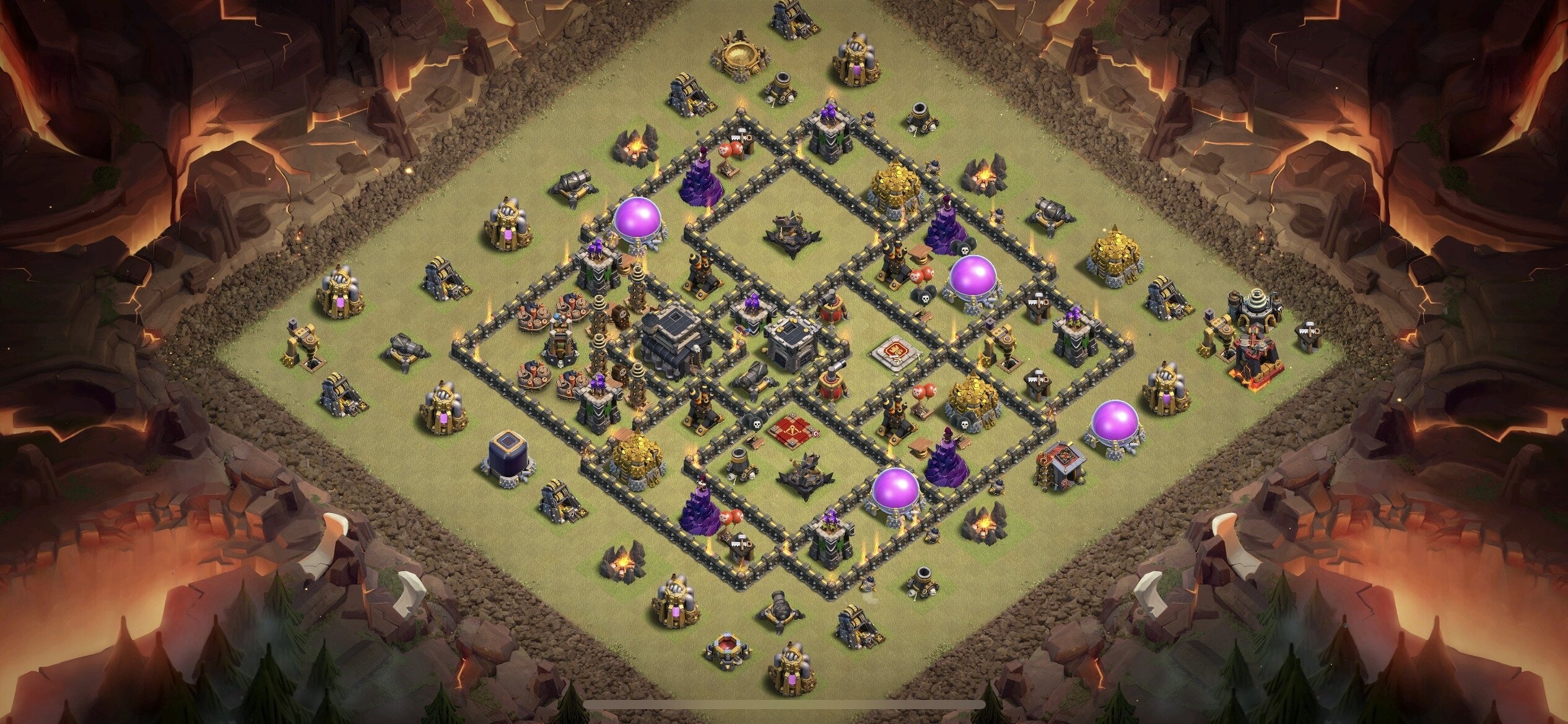 TH9 War Base - Top Town Hall 9 War Base with Link (#7) - Clash of Clans 2025​ TH9 Base