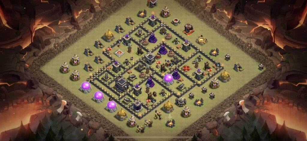TH9 War Base - Top Town Hall 9 War Base with Link (#9) - Clash of Clans 2025​ TH9 Base
