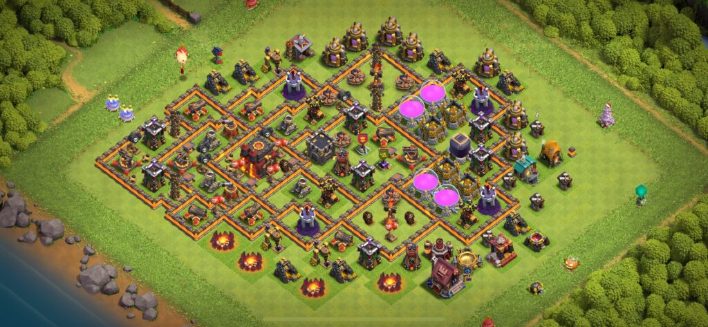 TH10 Defense Base - Top Town Hall 10 Defense Base with Link (#28) - Clash of Clans 2025​ TH10 Base