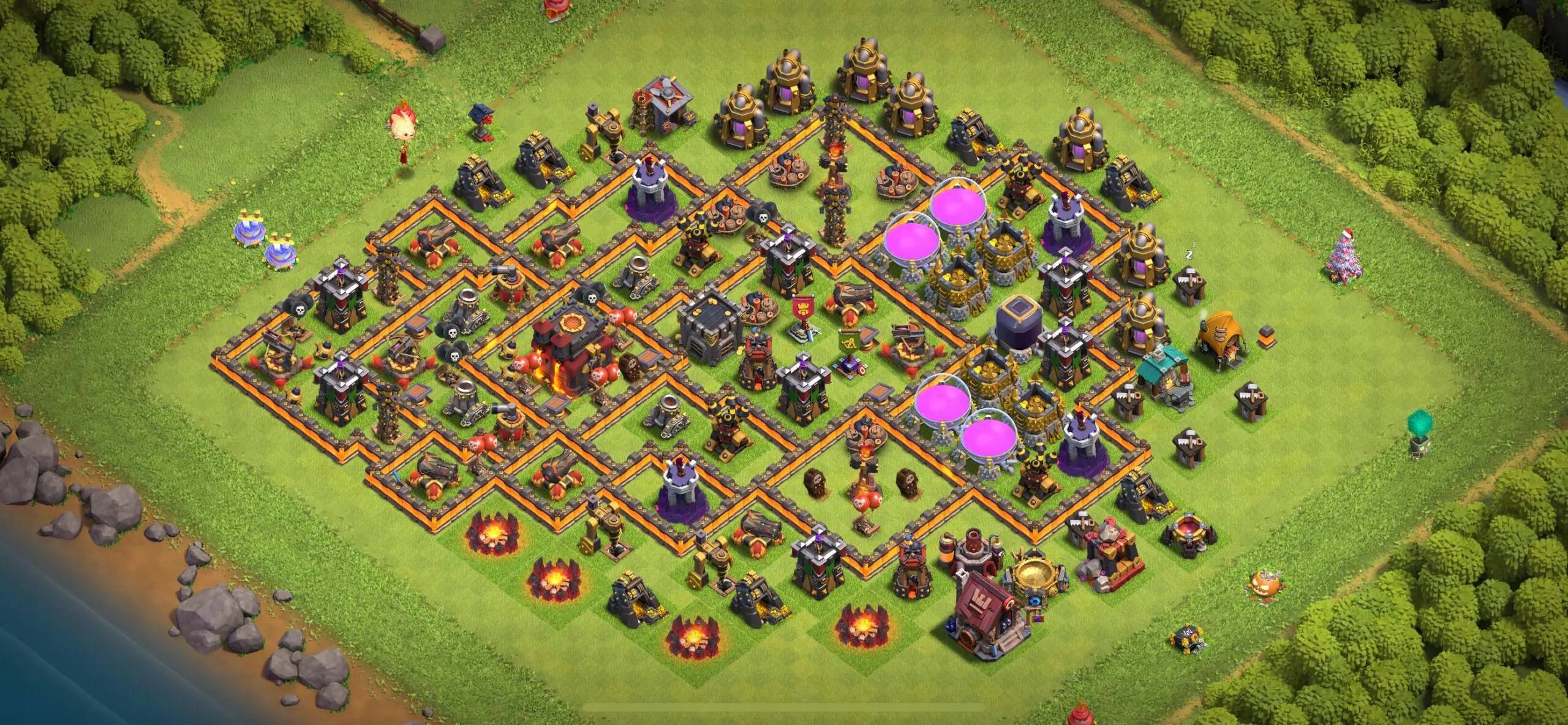 TH10 Defense Base - Top Town Hall 10 Defense Base with Link (#28) - Clash of Clans 2025​ TH10 Base
