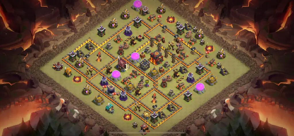 TH10 War Base - Top Town Hall 10 War Base with Link (#30) - Clash of Clans 2025​ TH10 Base