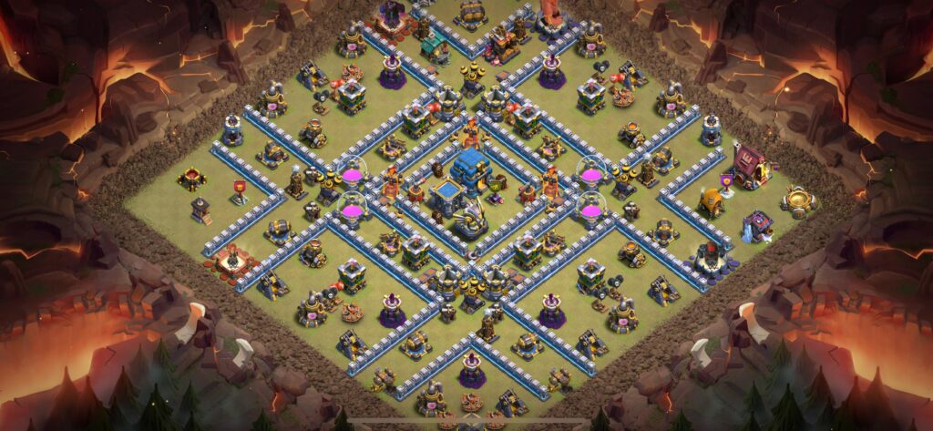 TH12 War Base - Top Town Hall 12 War Base with Link (#27) - Clash of Clans 2025​ TH12 Base